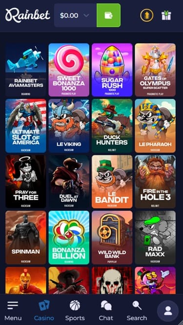 Gambling review site - Rain Bet