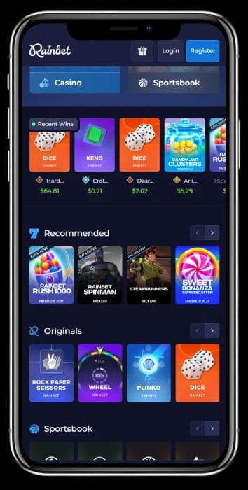 Gambling review site - Rain Bet